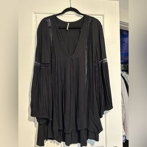 Black free people tunic dress